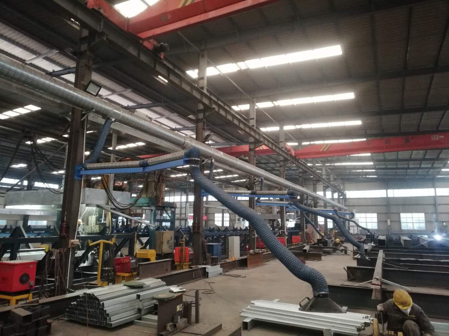 鋼構加工（gōng）車間整體除塵的做法（fǎ）(圖3)